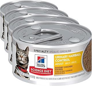 Most Popular 10 Best Wet Cat Food for Hairballs and Vomiting
